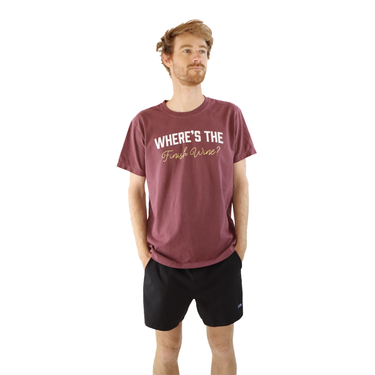 Pep & BB 4810GD Short Sleeve Tee — Wheres The Finish Wine — Size Small — Alternate View 10