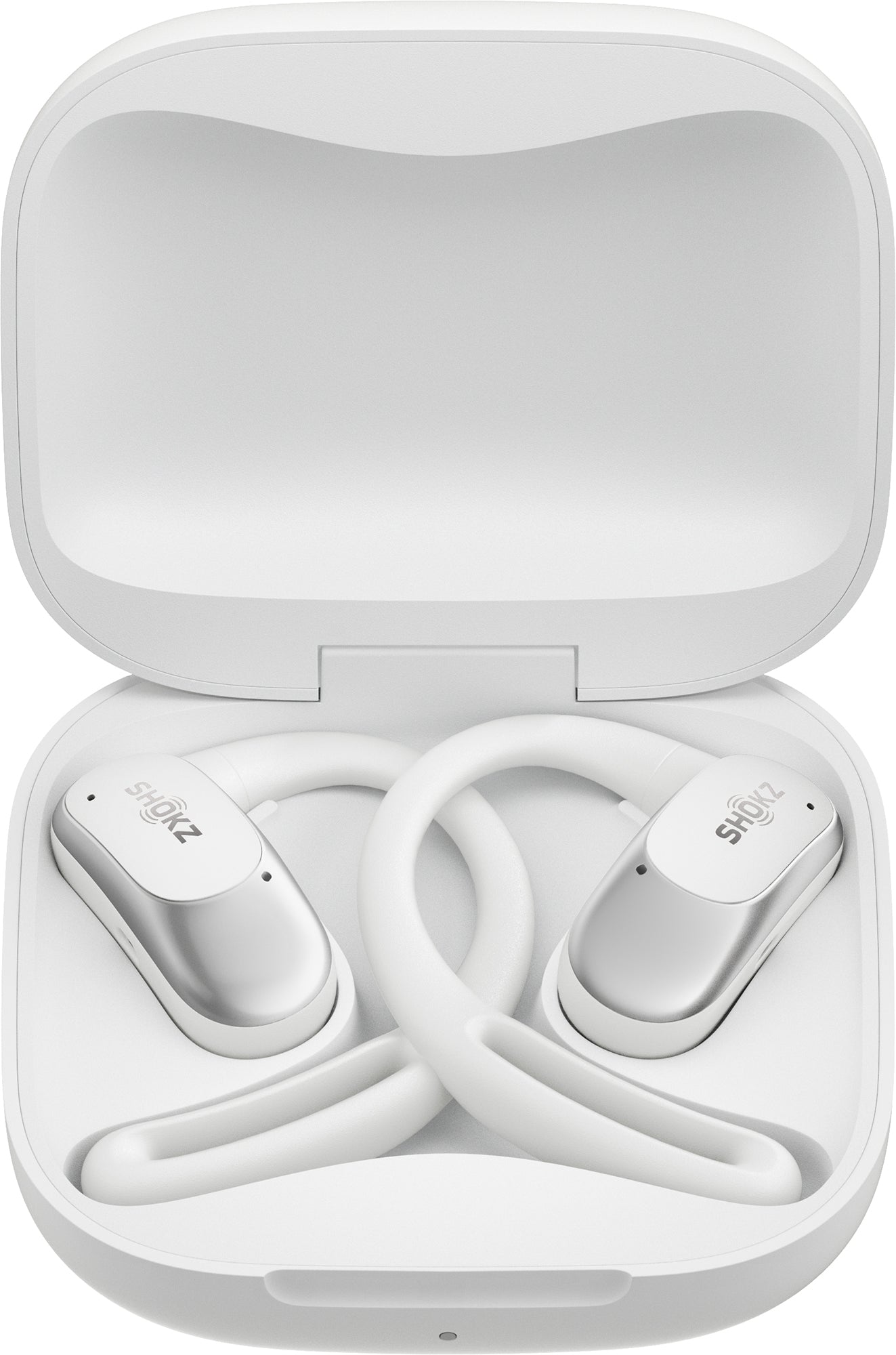Shokz OpenFit Air Wireless Bone Conduction Running Headphones - White