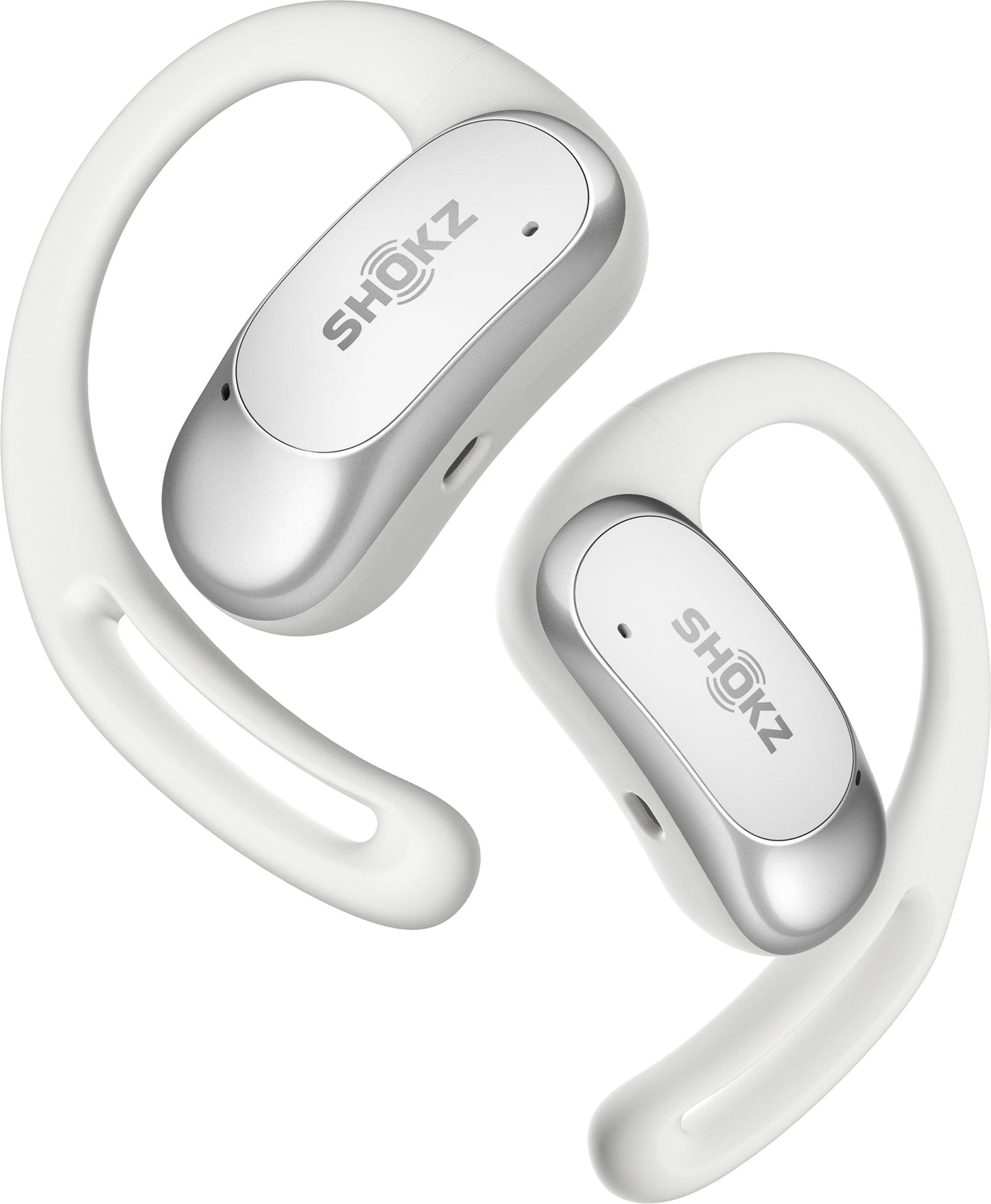 Shokz OpenFit Air Wireless Bone Conduction Running Headphones - White