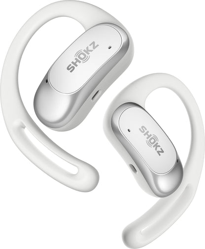 Shokz OpenFit Air Wireless Bone Conduction Running Headphones - White
