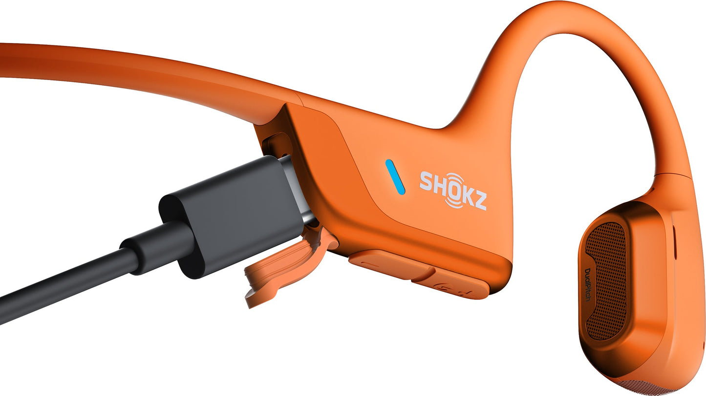 Shokz OpenRun Pro 2 Mini Wireless Bone Conduction Running Headphones - Orange
