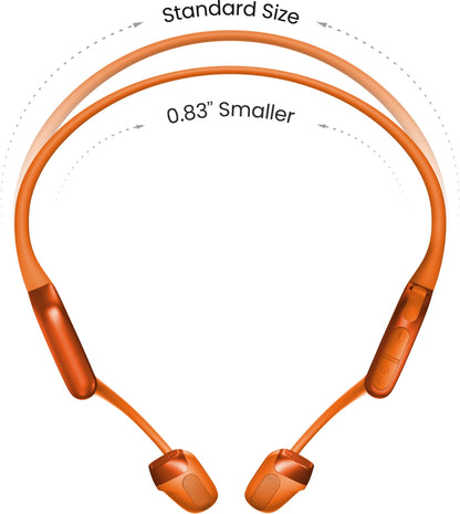 Shokz OpenRun Pro 2 Mini Wireless Bone Conduction Running Headphones - Orange