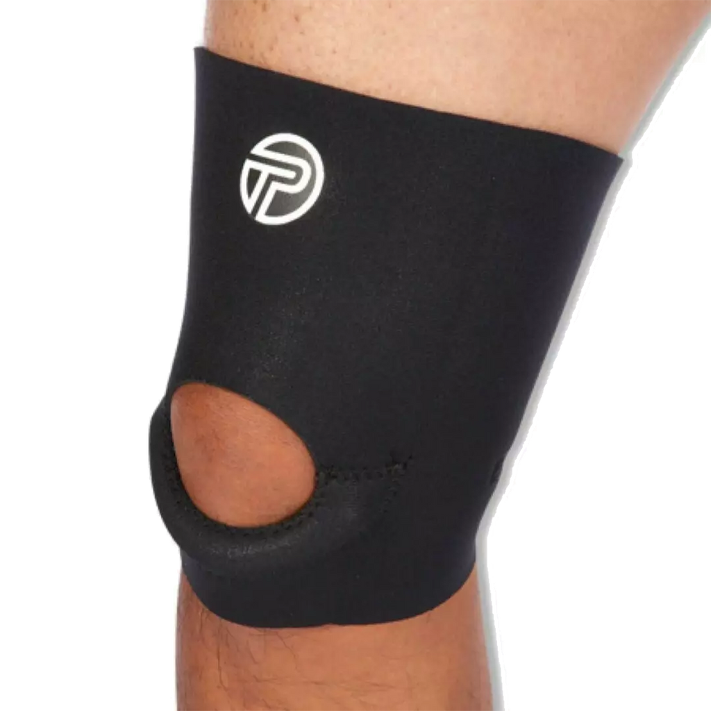 Pro-Tec Short Knee Sleeve — Black — Size Medium — Front View