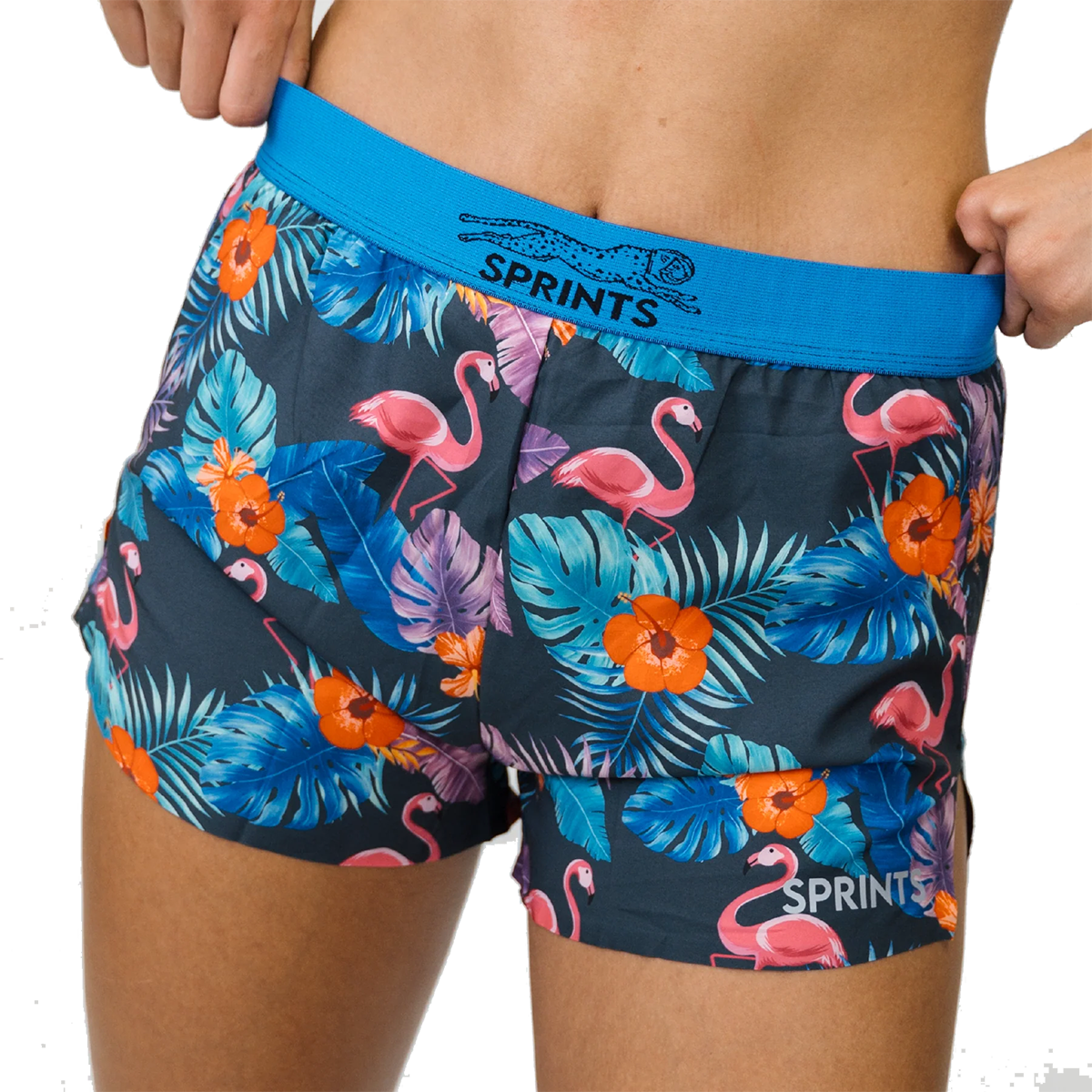 Sprints Avigate 2.5 Mercy Short — Heat Strokes — Size Small — Side View