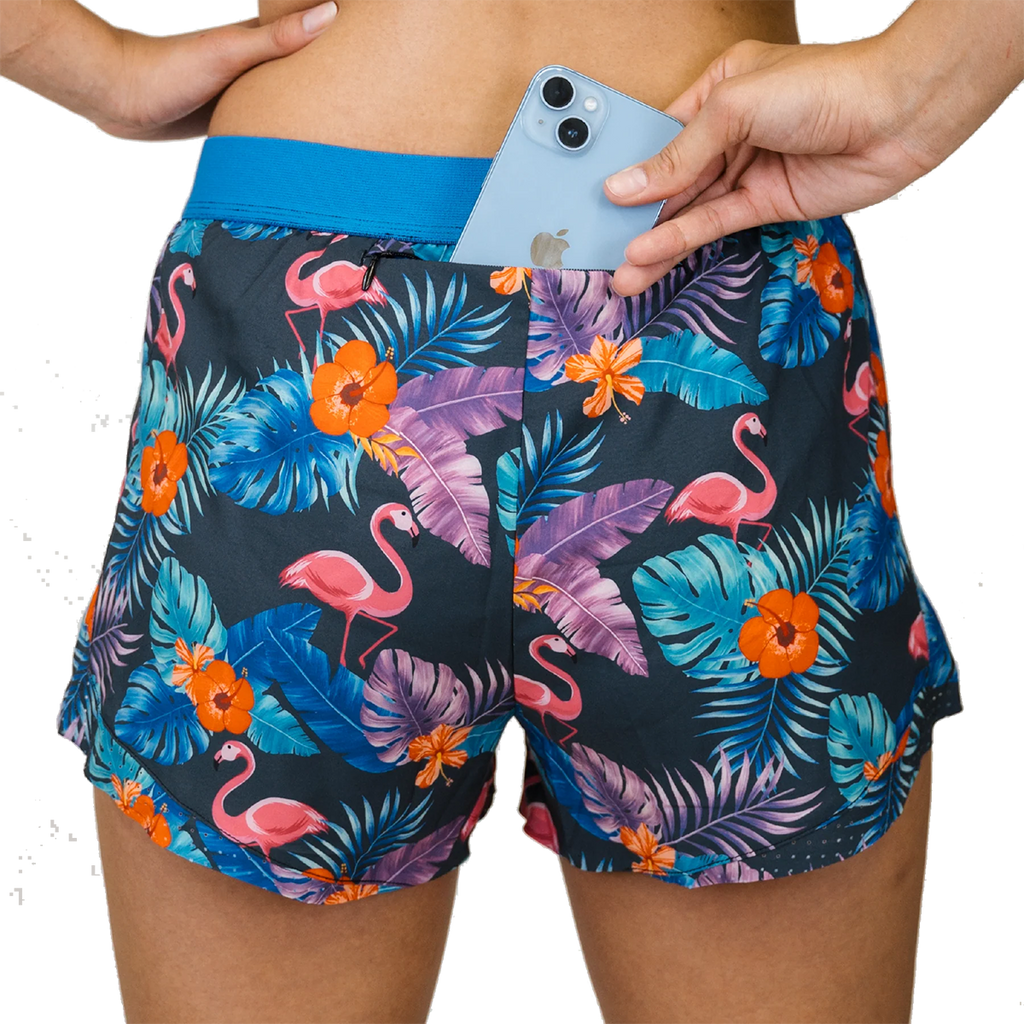 Sprints Avigate 2.5 Mercy Short — Heat Strokes — Size Small — Back View