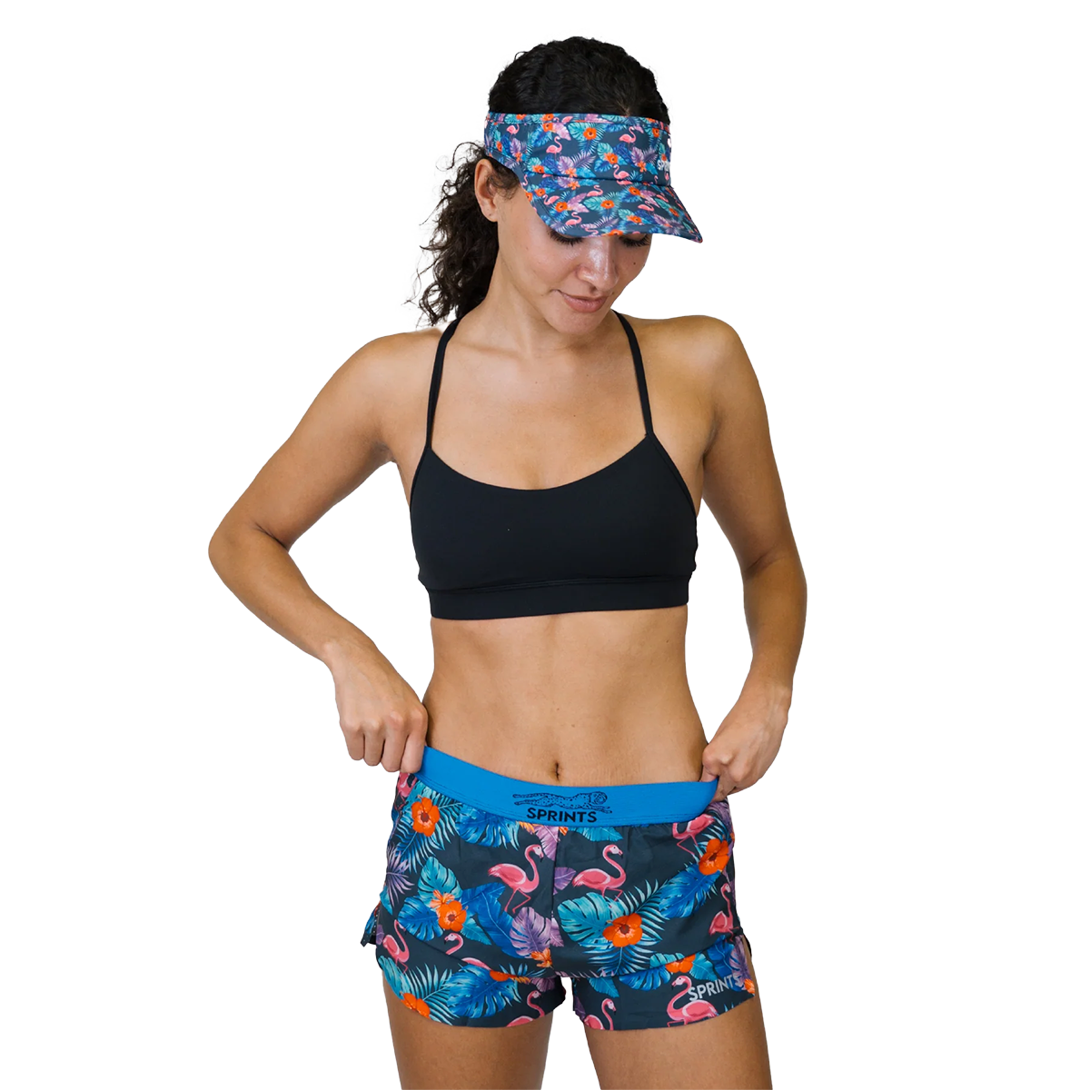 Sprints Avigate 2.5 Mercy Short — Heat Strokes — Size Small — Top View