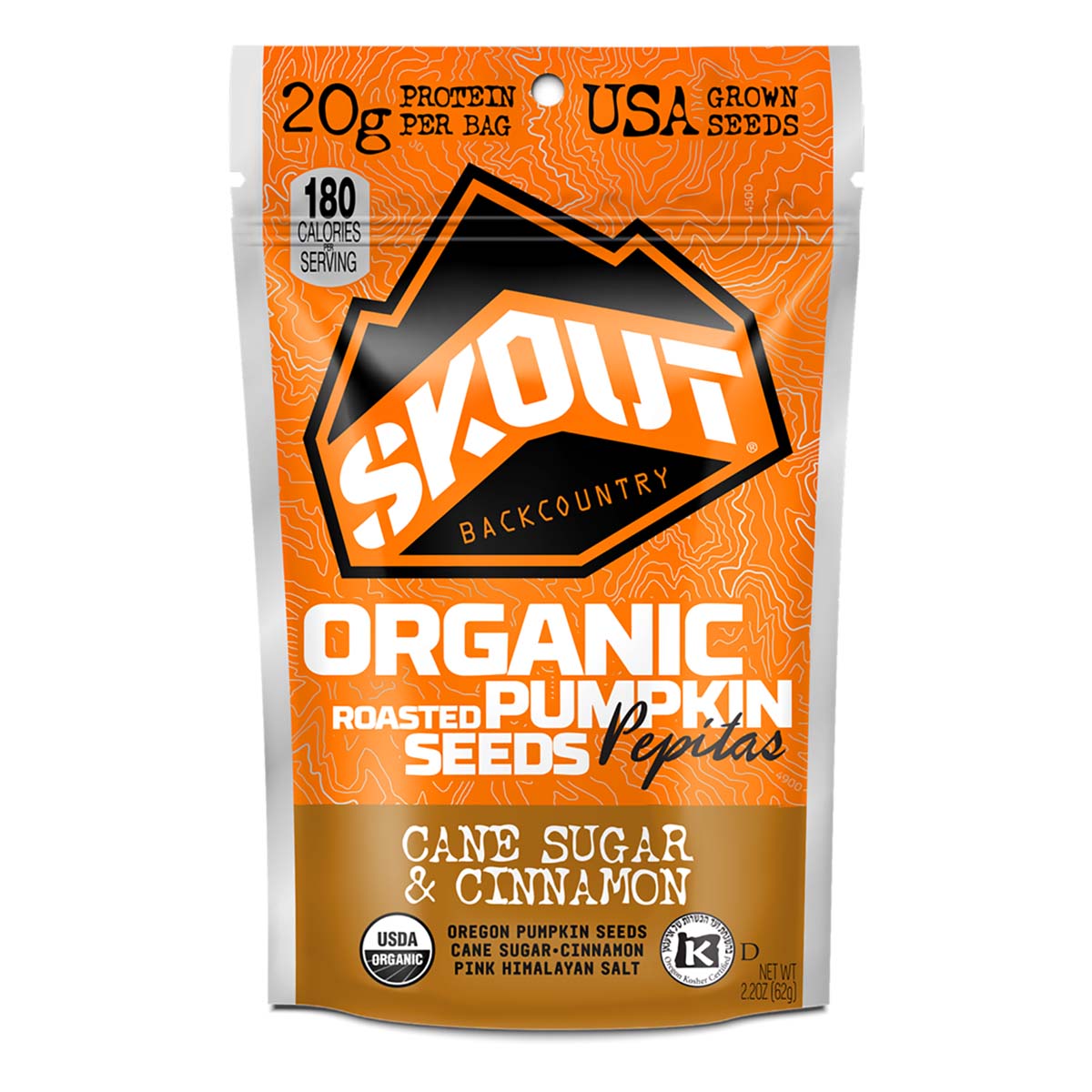 Skout Backcountry Pumpkin Seeds — Cinnamon — Front View