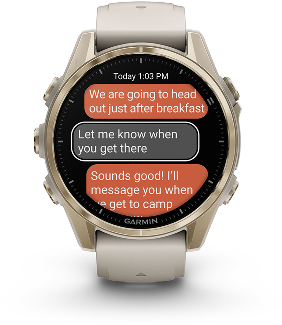 Garmin Fenix 8 Amoled — Carbon Gray DLC Titanium Black - Pebble Gray — Size 51 mm — Alternate View 26