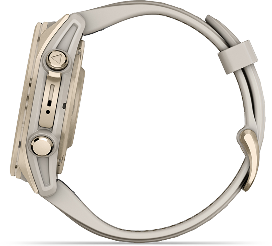 Garmin Fenix 8 Amoled — Carbon Gray DLC Titanium Black - Pebble Gray — Size 51 mm — Alternate View 28