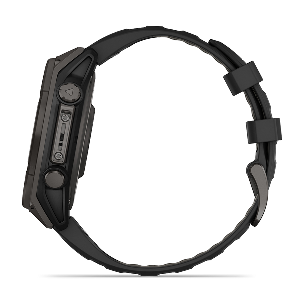 Garmin Fenix 8 Solar — Titanium Amp Yellow - Graphite — Size 51 mm — Alternate View 12