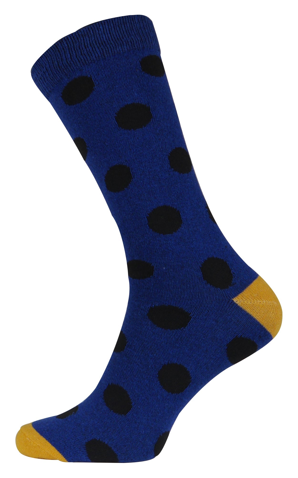 More Mile Design 10 Pack Mens Spots and Stripes Socks - Multi