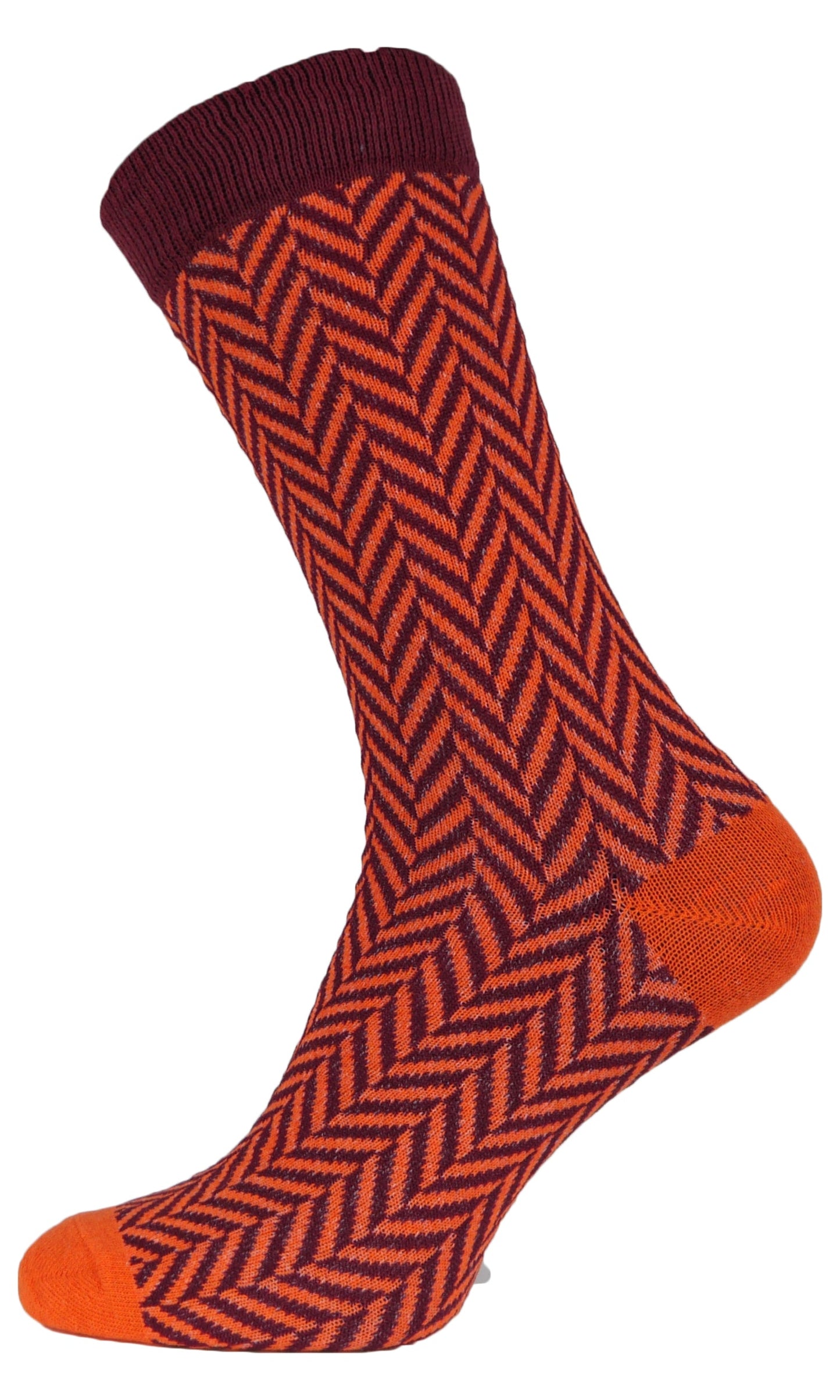 More Mile Design 10 Pack Mens Spots and Stripes Socks - Multi