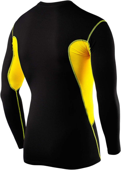 TCA SuperThermal Junior Long Sleeve Compression Top - Black