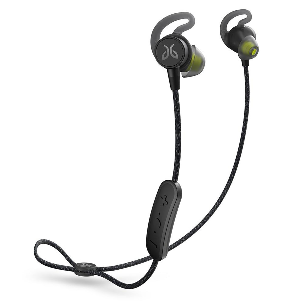 Jaybird Tarah Pro Earbuds — Black Metallic - Flash — Front View