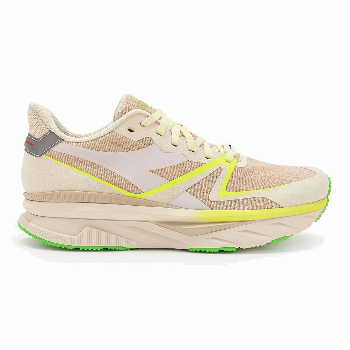 Diadora Atomo V7000 — Black - White - Smoke Gray — Size D — Width 10 — Top View