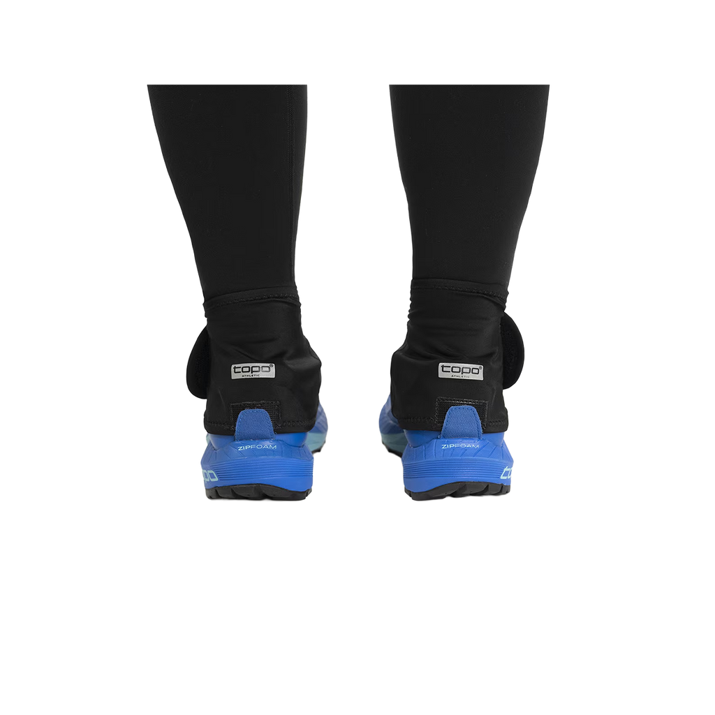 TOPO Switchback Gaiter — Black — Size Small — Top View