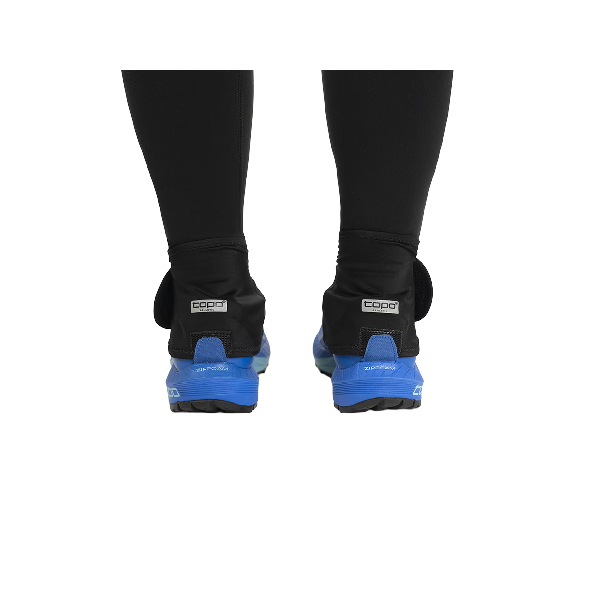 TOPO Switchback Gaiter — Black — Size Small — Top View
