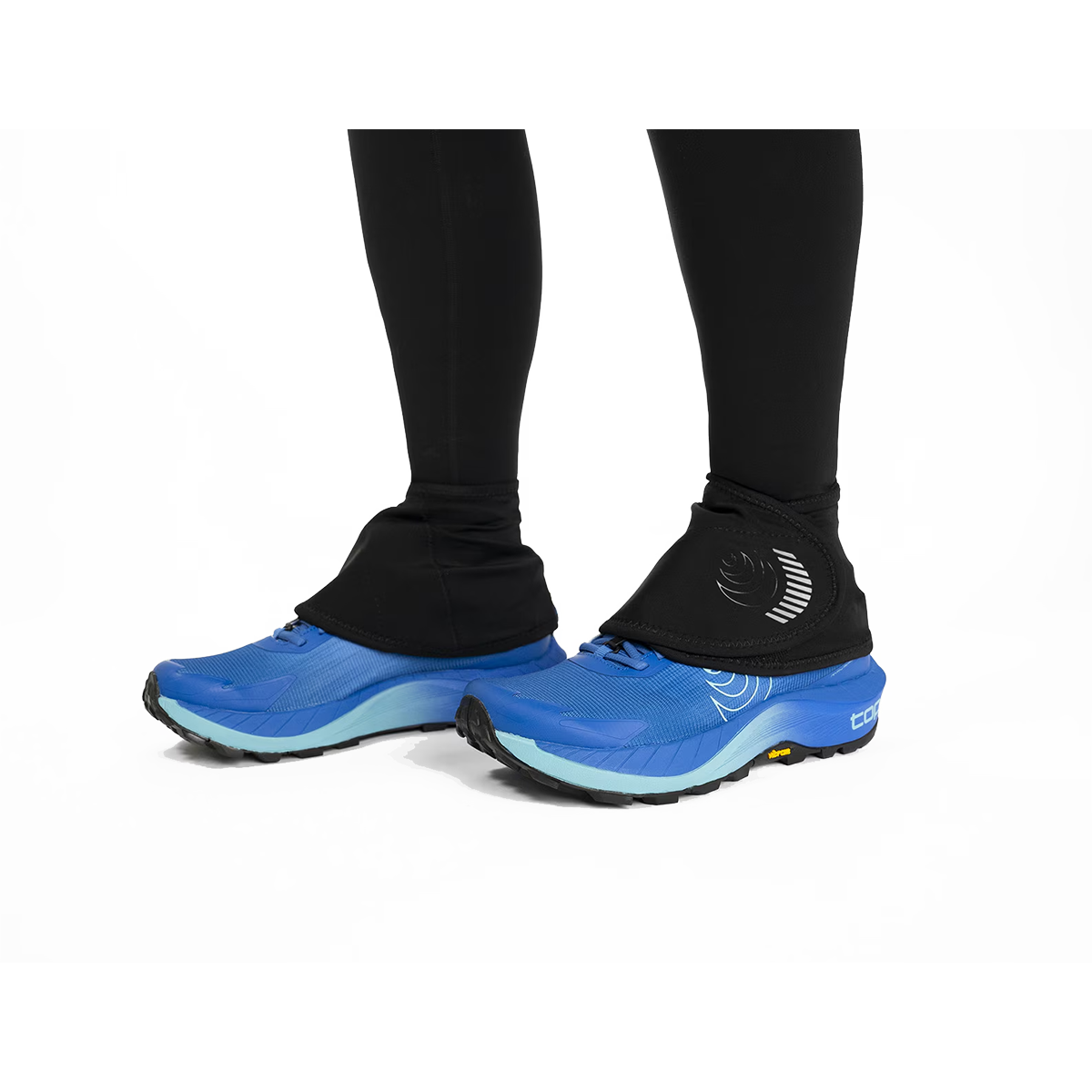 TOPO Switchback Gaiter — Black — Size Small — Back View
