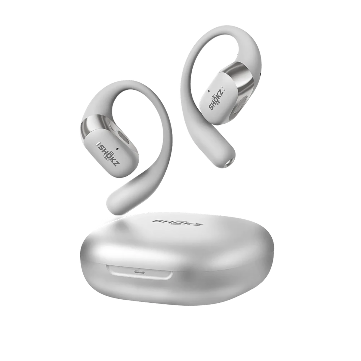Shokz Openfit 2+ — Grey — Side View
