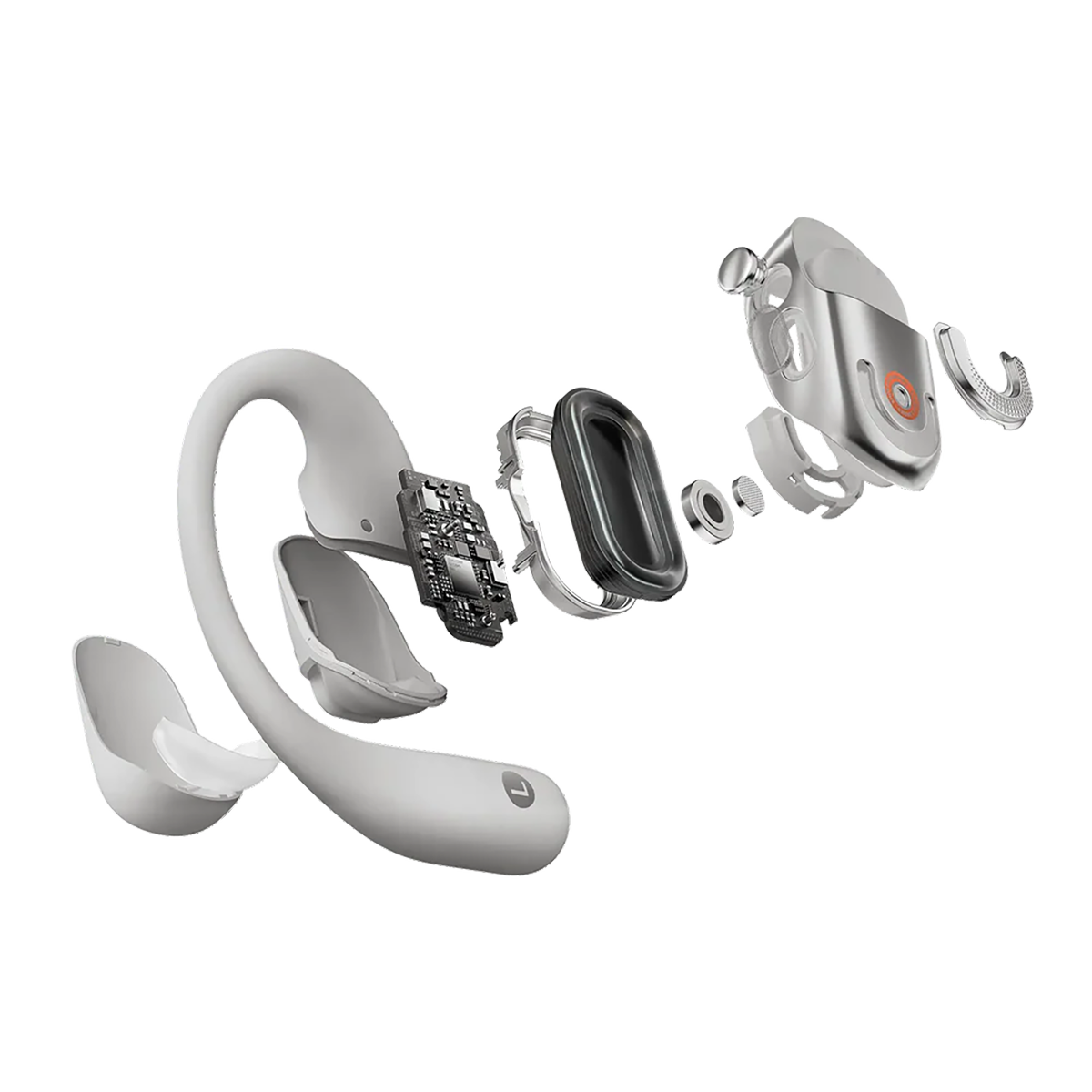 Shokz Openfit 2+ — Grey — Top View