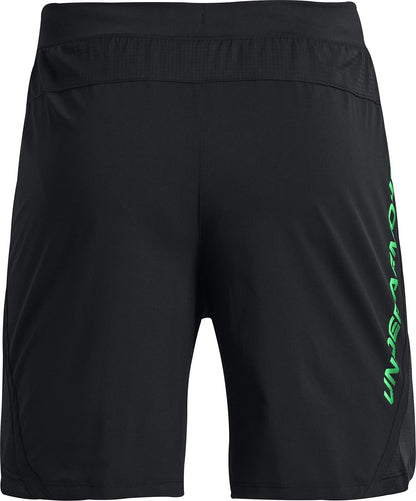 Under Armour Launch 7 Inch Graphic Mens Running Shorts - Black