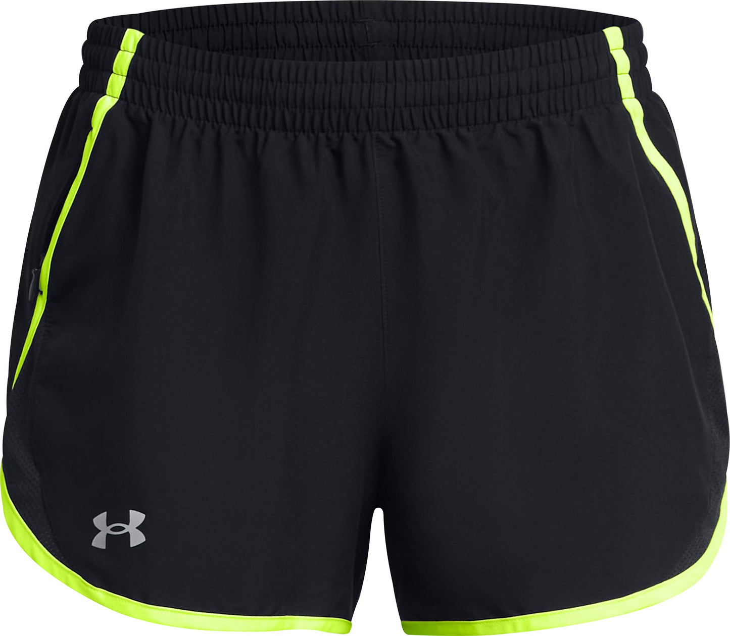 Under Armour Fly By 3 Inch Womens Running Shorts - Black