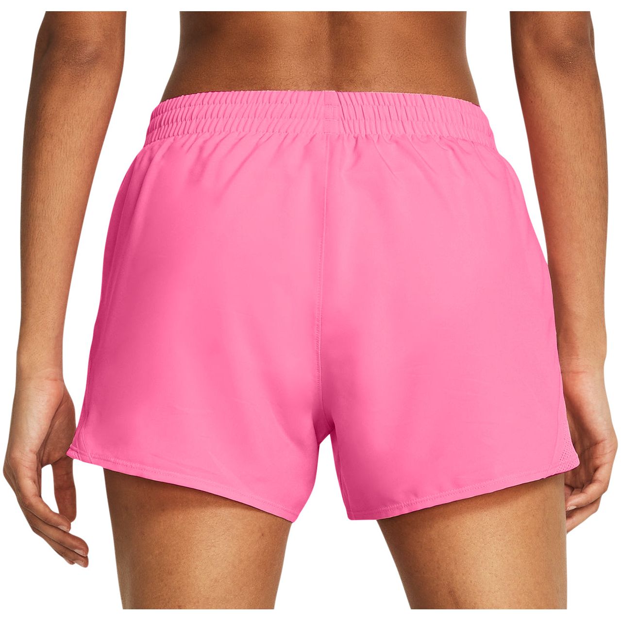 Under Armour Fly By 3 Inch Womens Running Shorts - Pink