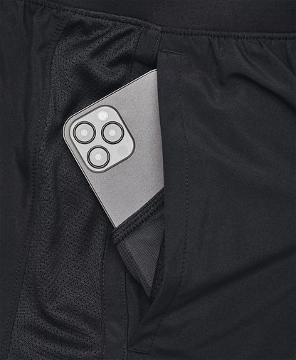 Under Armour Launch 2 in 1 Mens Running Shorts - Black