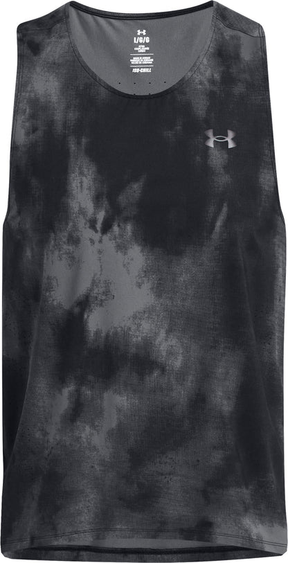 Under Armour Launch Elite Printed Mens Running Vest - Black