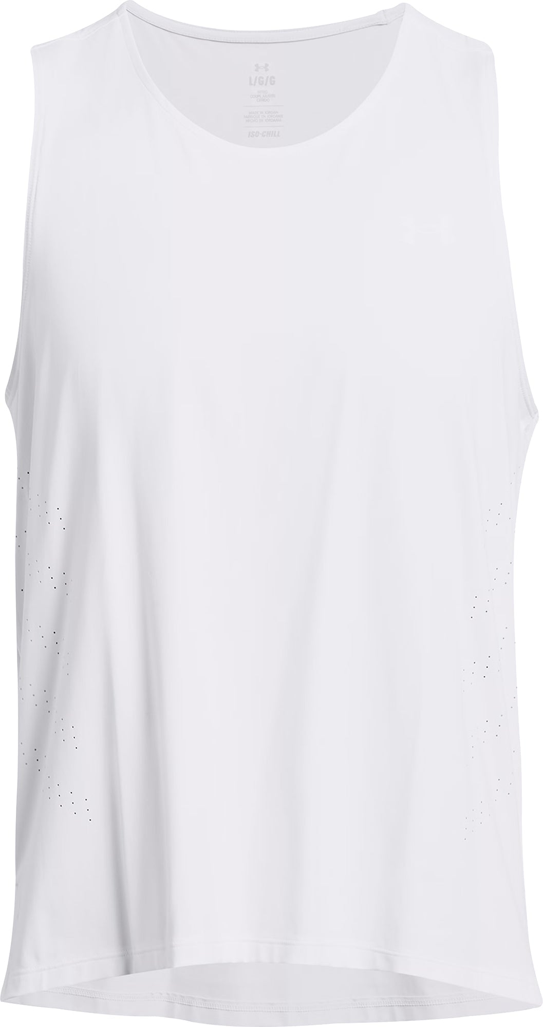 Under Armour Launch Elite Mens Running Vest - White
