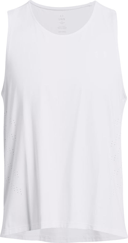 Under Armour Launch Elite Mens Running Vest - White