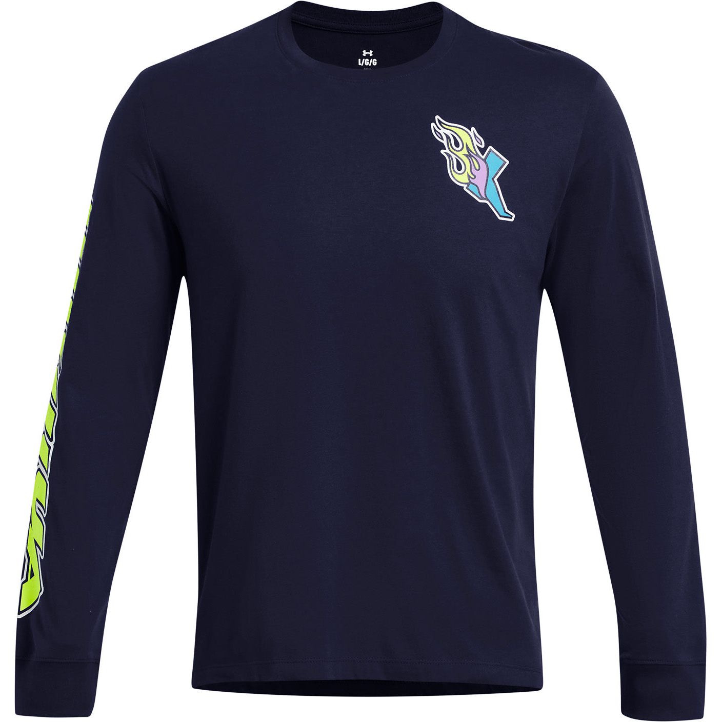 Under Armour Launch Long Sleeve Mens Running Top - Navy