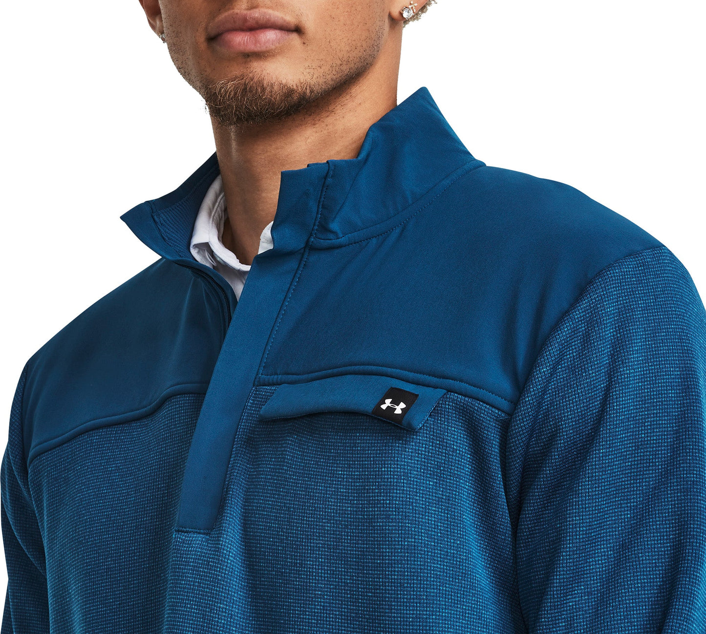 Under Armour Storm Half Zip Mens Golf Sweater - Blue