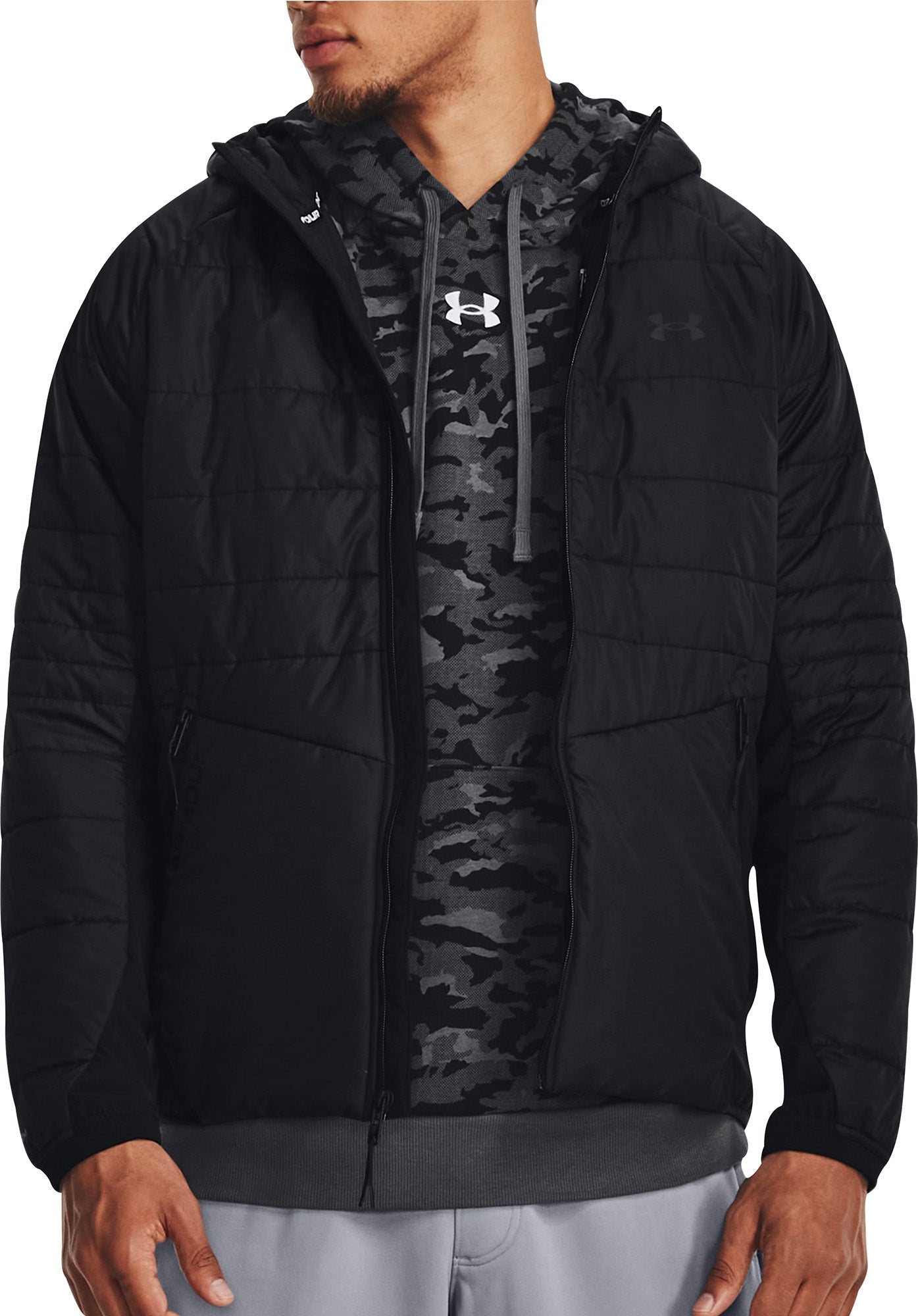 Under Armour Storm Session Hybrid Mens Jacket - Black
