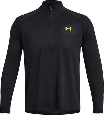 Under Armour Tech Half Zip Long Sleeve Mens Training Top - Black