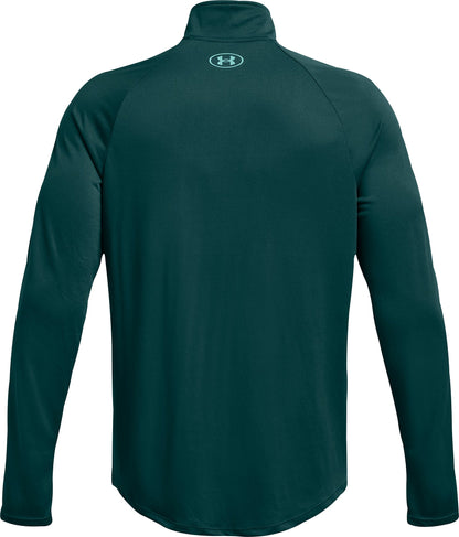 Under Armour Tech Half Zip Long Sleeve Mens Training Top - Green