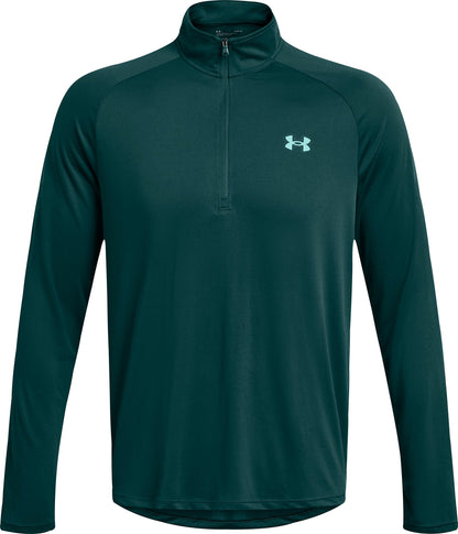 Under Armour Tech Half Zip Long Sleeve Mens Training Top - Green