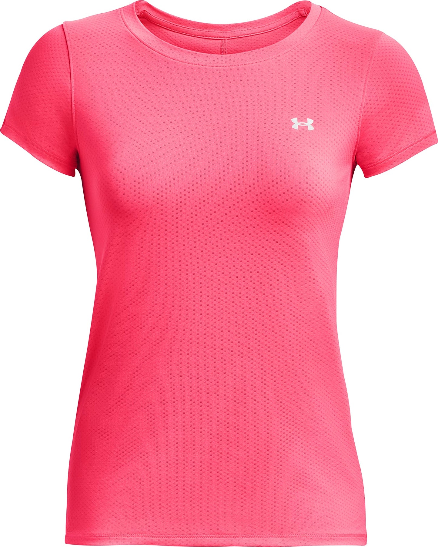 Under Armour Tech Mesh Short Sleeve Womens Running Top - Pink