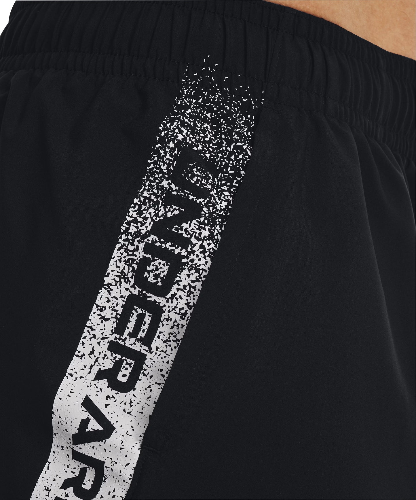 Under Armour Woven Graphic Mens Running Shorts - Black