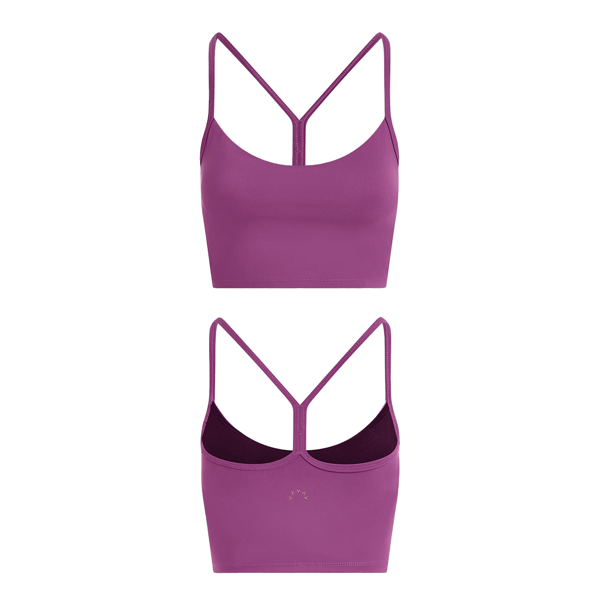 Varley Freesoft Harley Bralette — Striking Purple — Size XSmall — Top View