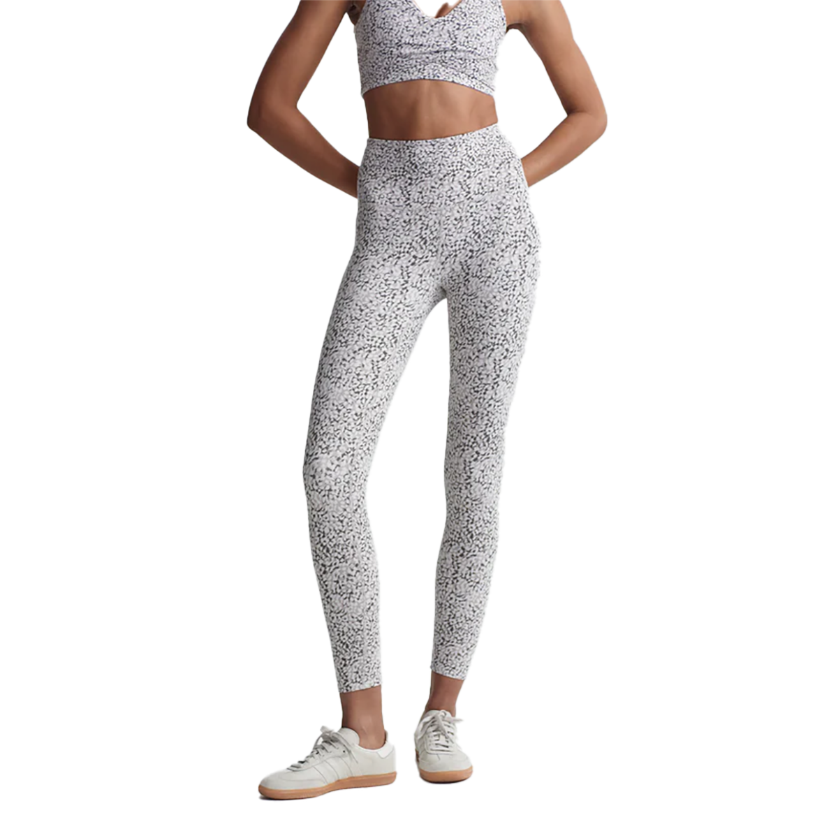 Varley Move Super High 25" Legging — Ivory Textured Snake — Size XSmall — Alternate View 8