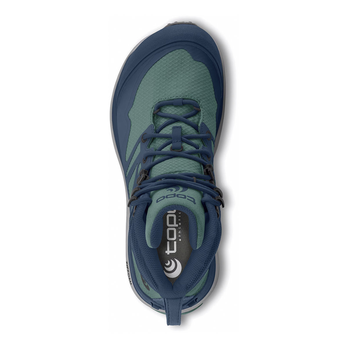 Topo Trailventure 2 WP — Ocean - Blue — Size B — Width 8 — Back View