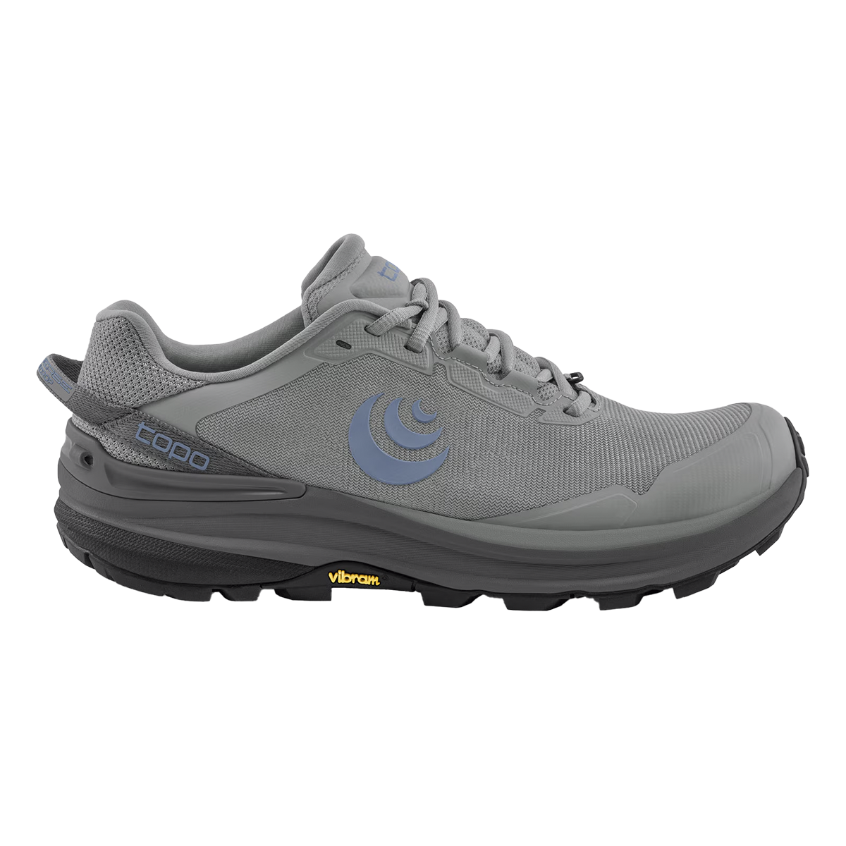 Topo Traverse — Grey - Blue — Size B — Width 7.5 — Top View