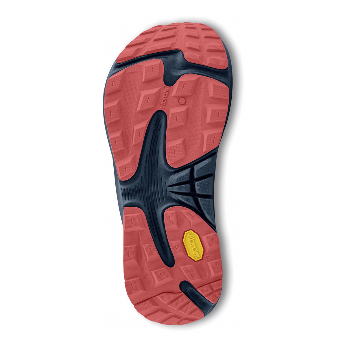 Topo Ultraventure 3 — Dusty Rose - Navy — Size B — Width 6 — Top View