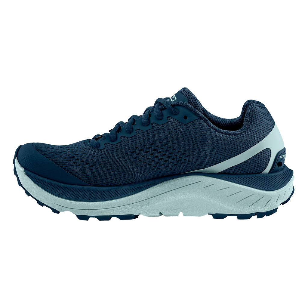 Topo Ultraventure 3 — Dusty Rose - Navy — Size B — Width 6 — Lifestyle View