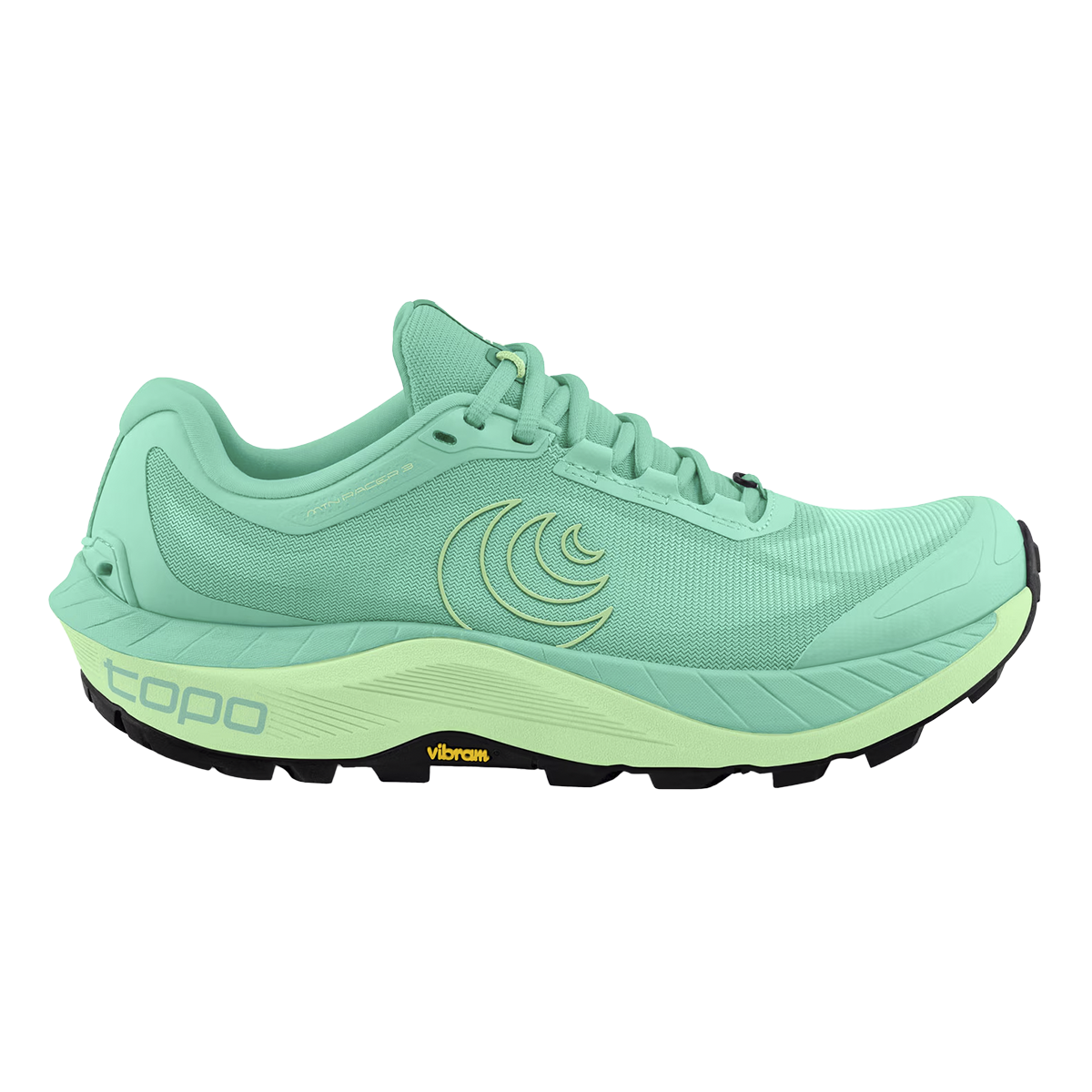 Topo MTN Racer 3 — Aqua - Teal — Size B — Width 8 — Front View