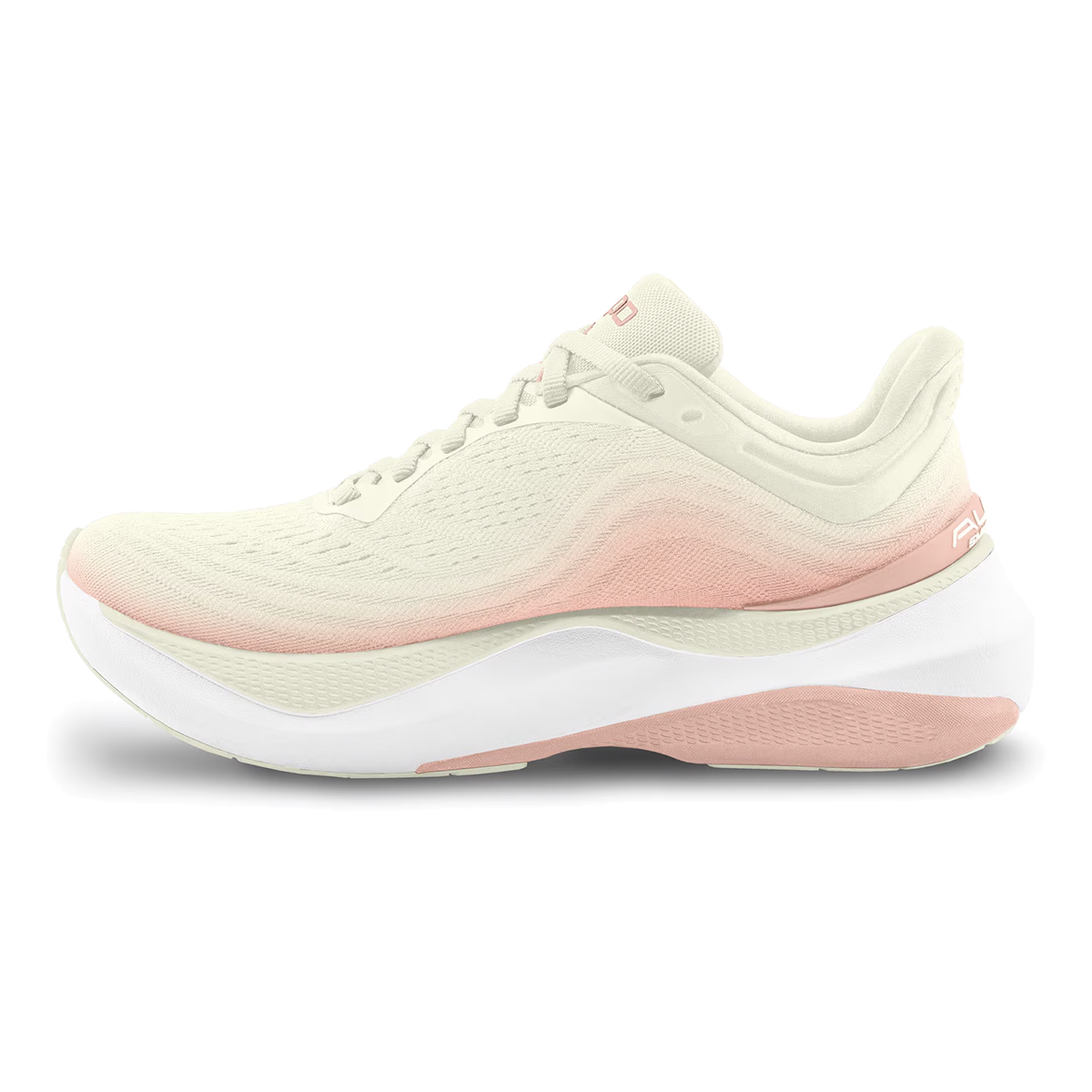 Topo Aura — Black - White — Size B — Width 7 — Side View