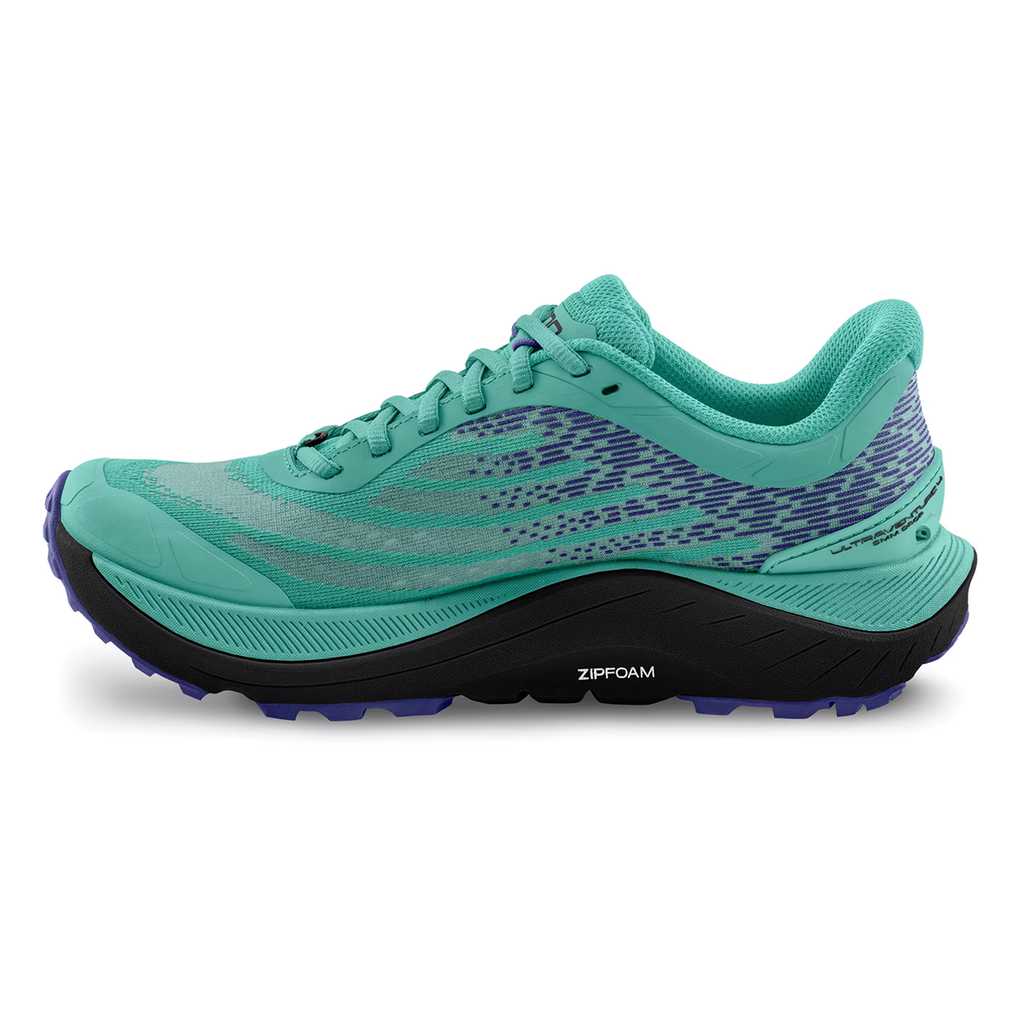 Topo Ultraventure 4 — Aqua - Black — Size B — Width 8 — Lifestyle View