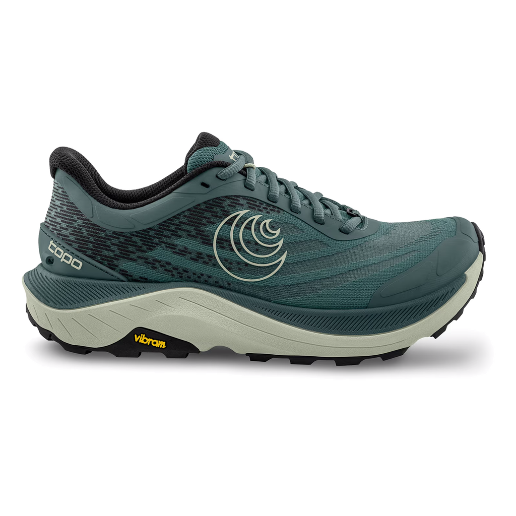 Topo Ultraventure 4 — Aqua - Black — Size B — Width 8 — Front View