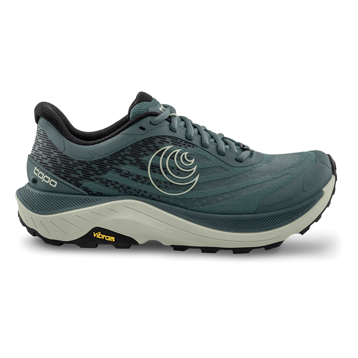 Topo Ultraventure 4 — Aqua - Black — Size B — Width 8 — Front View